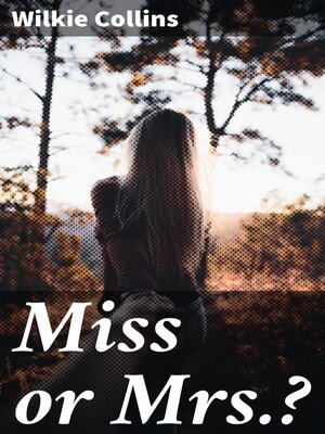 cover image of Miss or Mrs.?